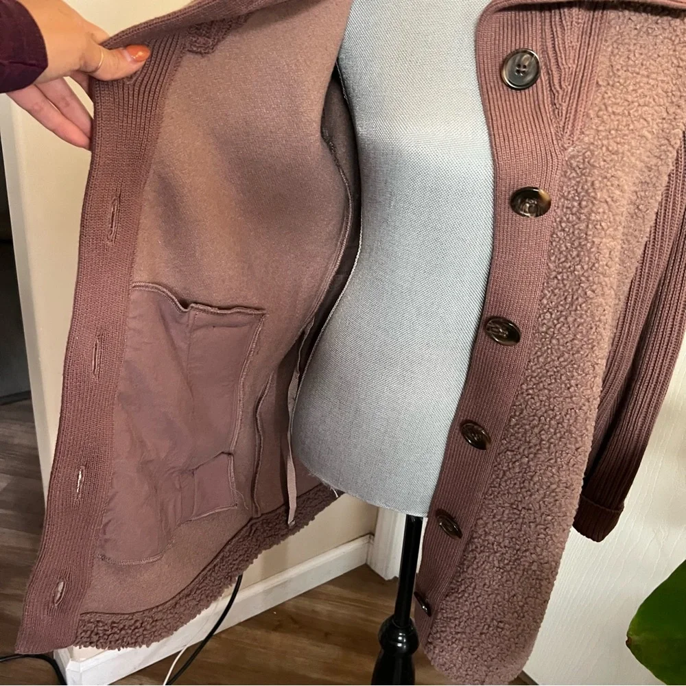 Varley Elliot Sherpa Button Down Jacket